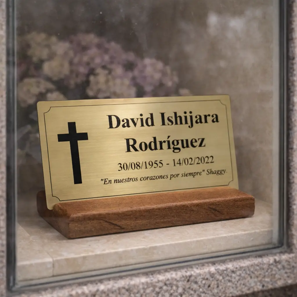 Placa Funeraria Dorada- 16x8cm- 20x10cm..webp