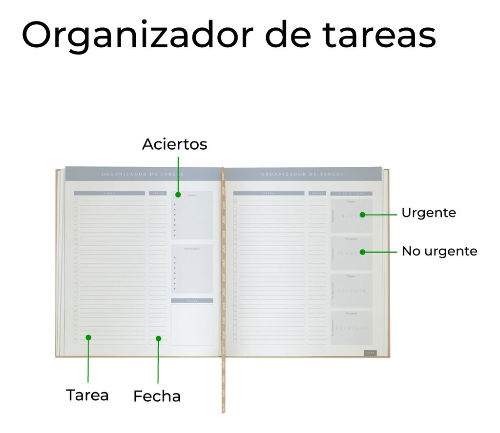 Agenda 2025 Ejecutiva Semanal Con Bolígrafo Personalizada