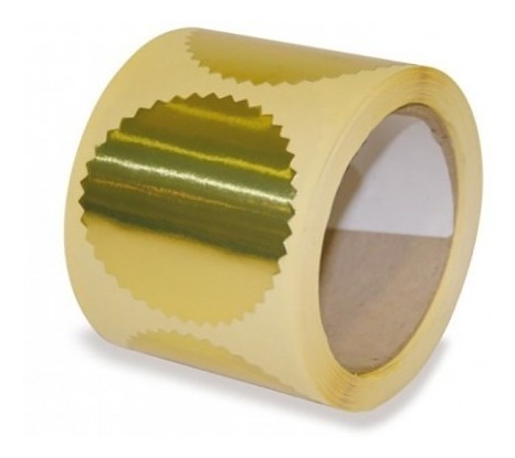 Troqueladora/sello Seco Ideal 41mm + Paq De 40 Etiq Doradas