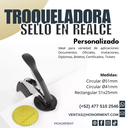 Troqueladora / Sello Seco Ideal Seal 51x25mm