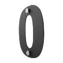 Número Residencial de Acrílico con Soportes 20cm Alto