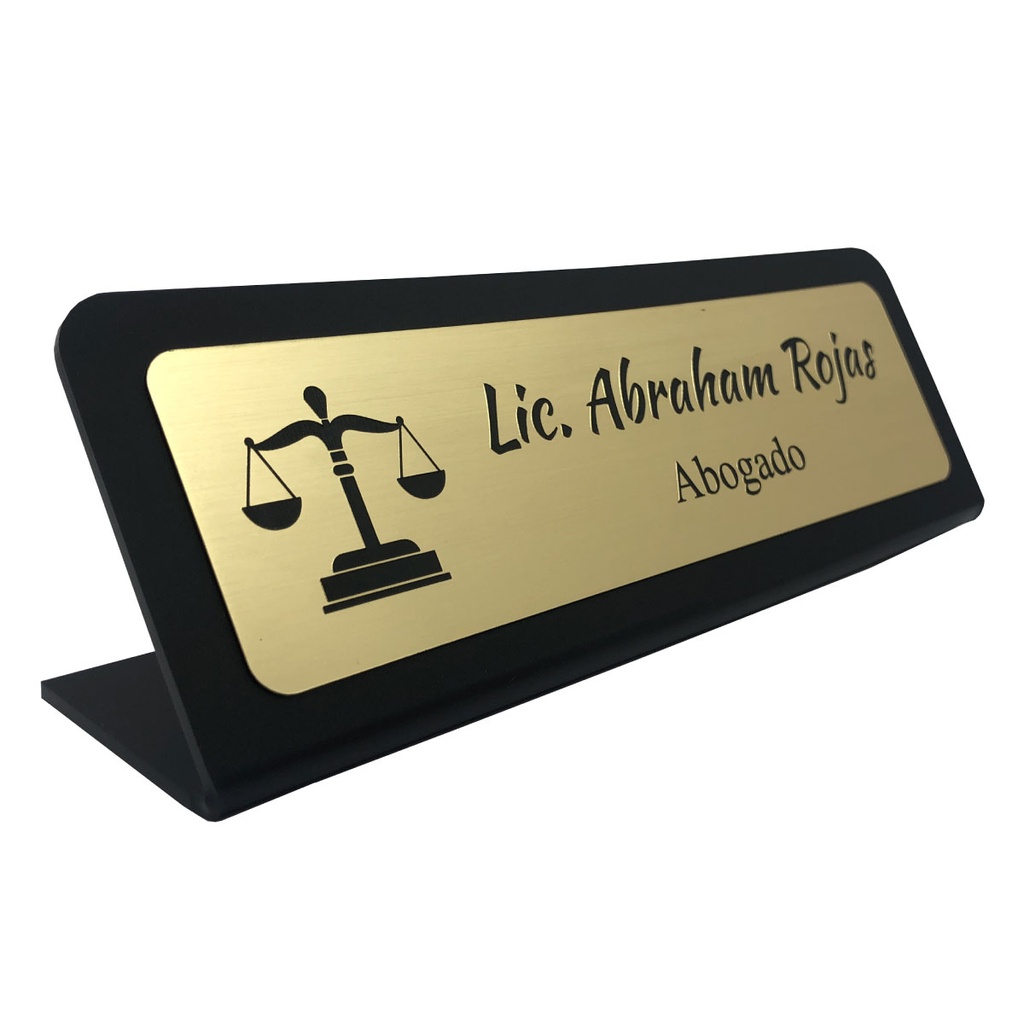 Personificador de Escritorio en Acrilico 30x10cm