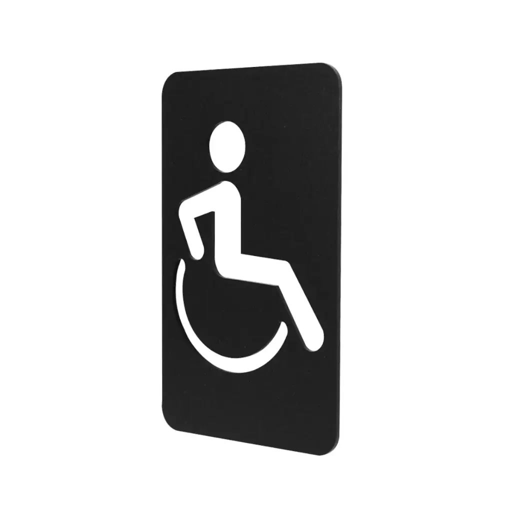 Señaletica de Acrilico con Adhesivo 20cm de Alto