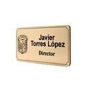 Gafete Identificador Magnético 6x3cm