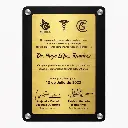Reconocimiento / Placa Conmemorativa de Pared 20x30cm