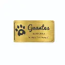 Placa Funeraria Para Mascota 20x10 Cm