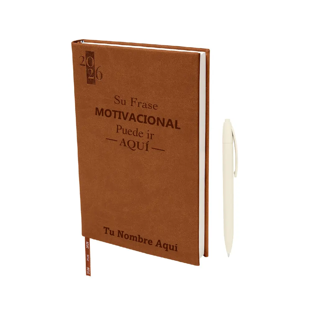 Kit 10 Agenda Diaria Clásica Laser