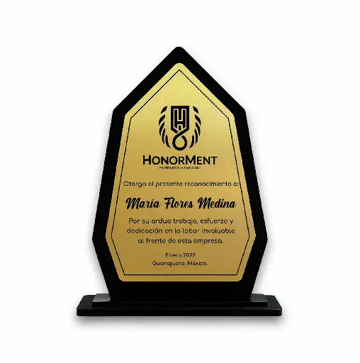 Reconocimiento De Escritorio En Acrílico Diamante