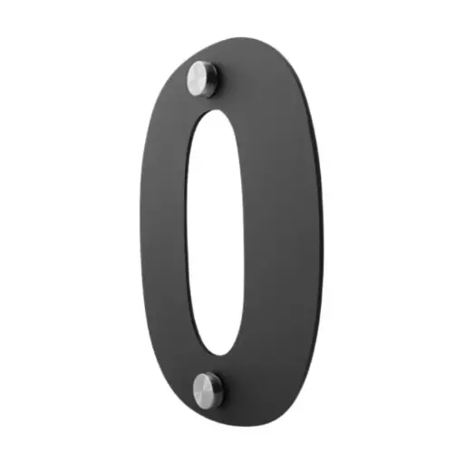 Número Residencial de Acrílico con Soportes 20cm Alto