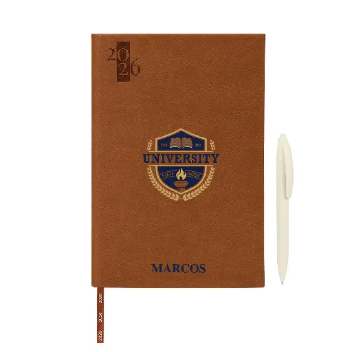 Kit 10 Agenda Diaria Clásica a Color UV